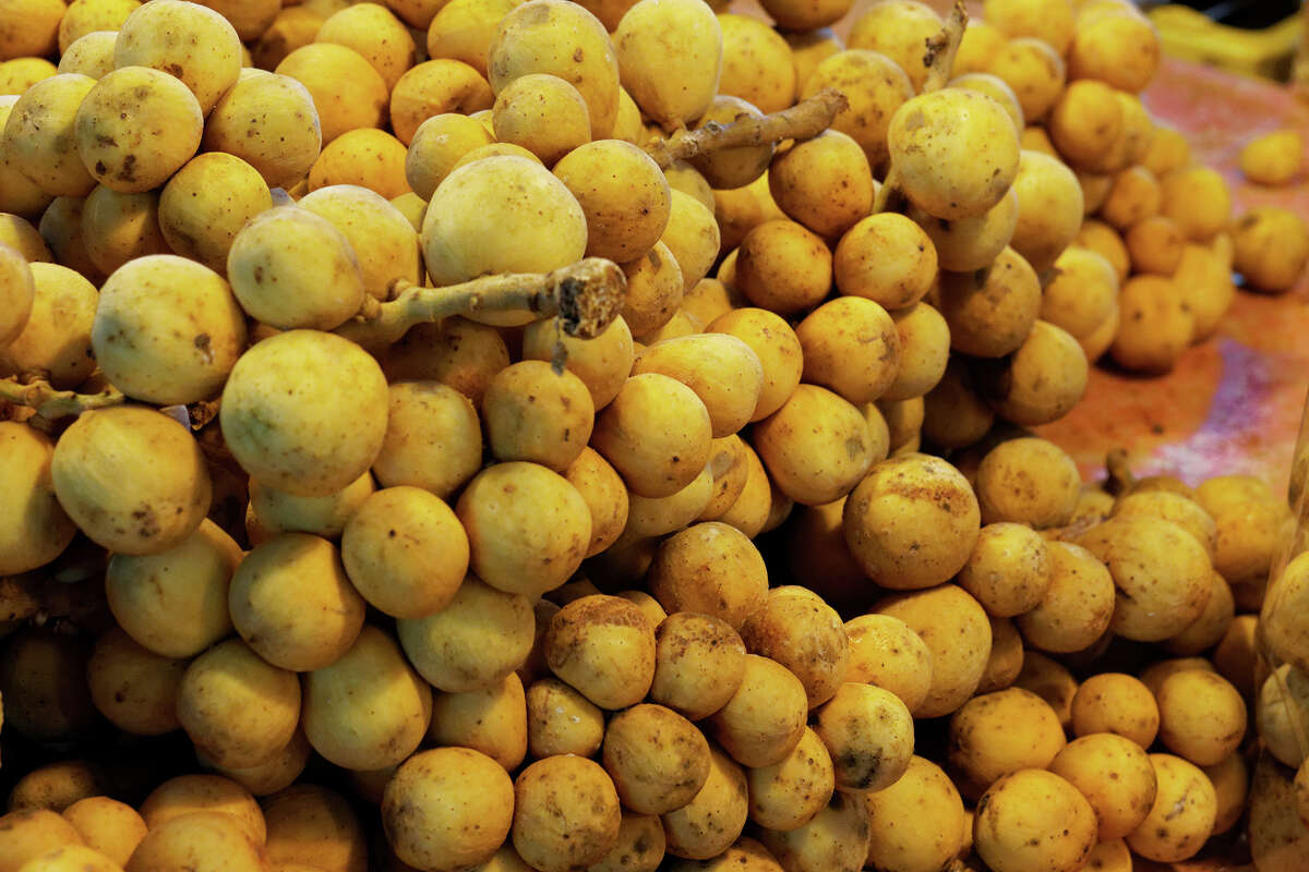 FILE - Langsat fruit in Chiang Mai Thailand., Aug.t 13, 2014.