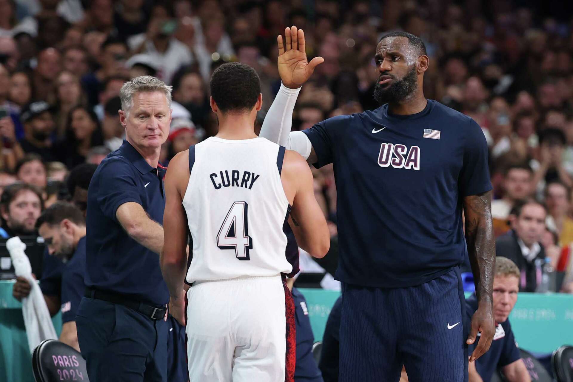 Steph Curry: 'Flurry is coming.' LeBron James: 'Sure is, goddamn it'