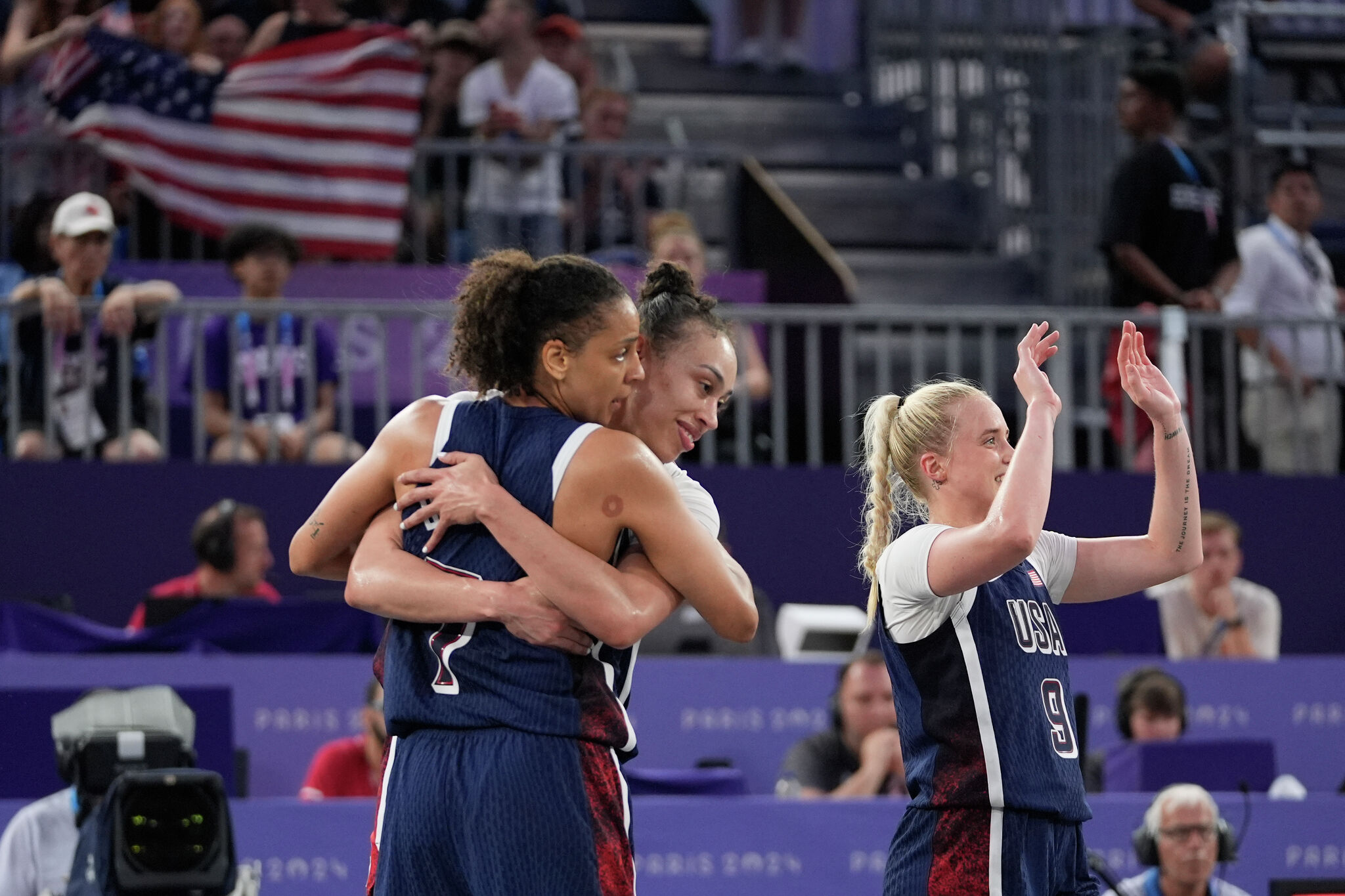 Team USA wins bronze medal in Olympic 3x3 women's basketball