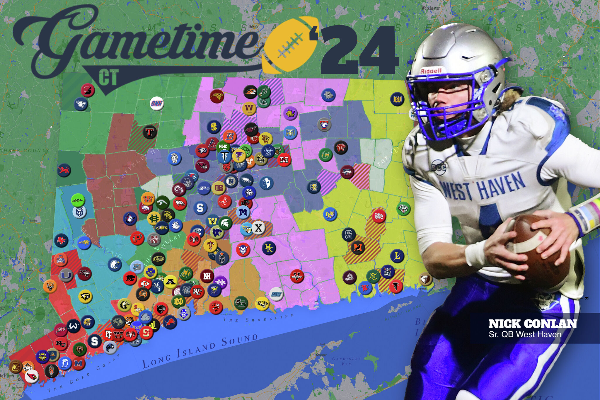 Connecticut high school football 2024 team previews from GameTimeCT