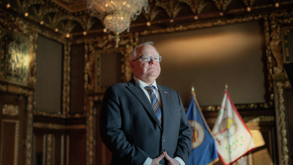 Minnesota Gov. Tim Walz at the State Capitol in 2022. (Glen Stubbe/Minneapolis Star Tribune/TNS)