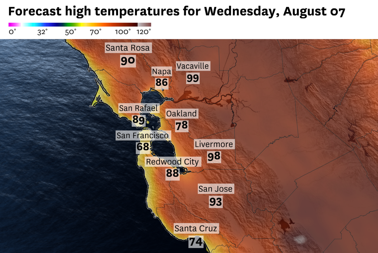 Bay Area forecast: Stellar sunsets likely as tropical moisture arrives