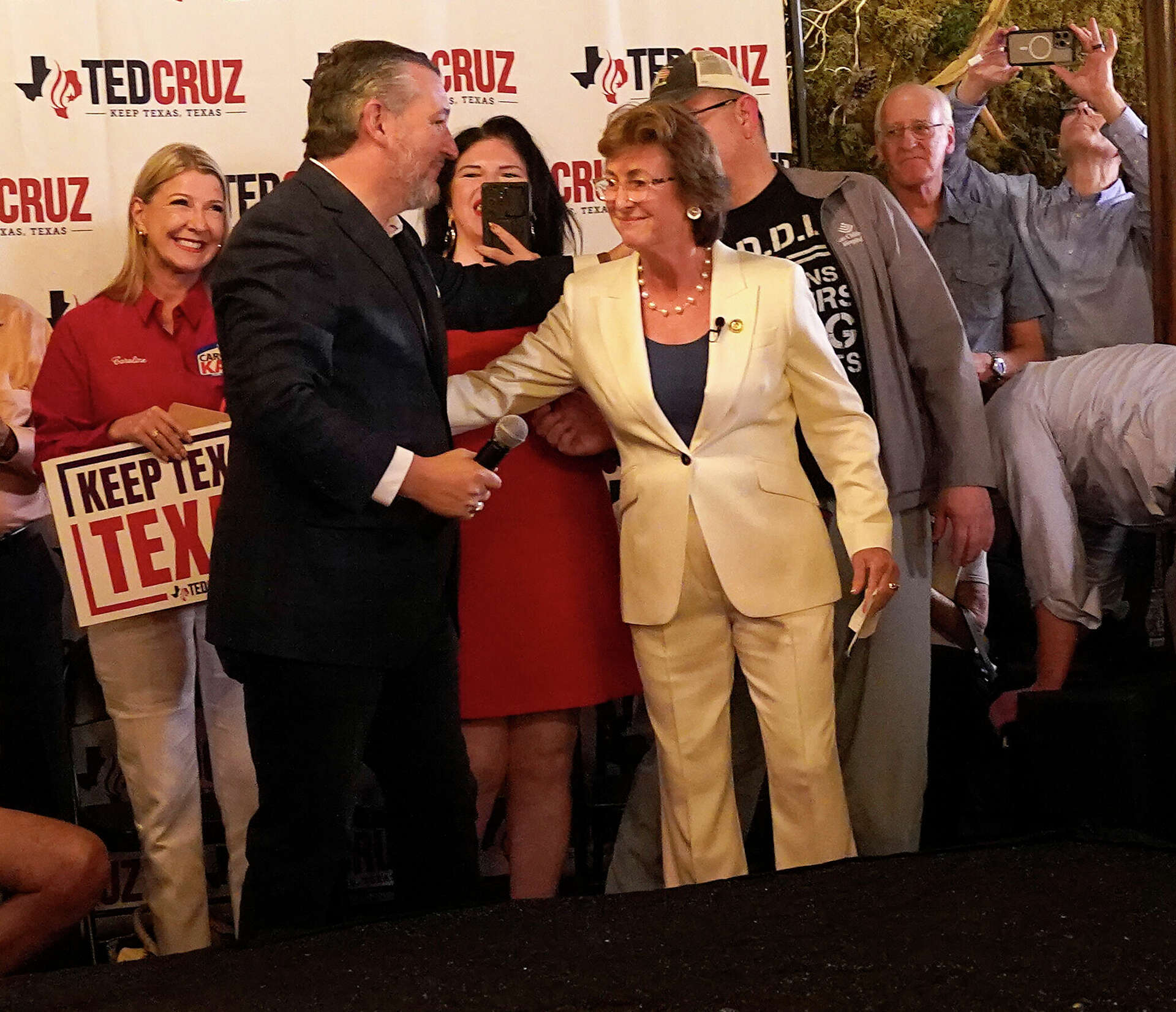 Harris County DA Kim Ogg endorses Ted Cruz at Houston rally