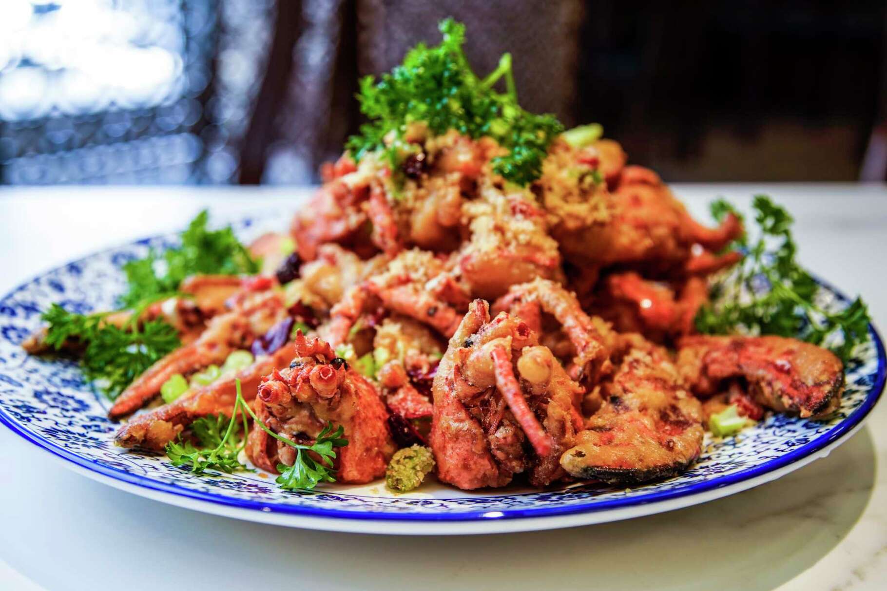 Maine Lobster, served Harbor style at Hong Kong Food Street at 23015 Colonial Parkway on Wednesday, Aug. 7, 2024, in Katy. Hong Kong Street Food is opening in Katy. It was a popular Cantonese restaurant located in Asiatown for nearly 20 years before closing during the pandemic.