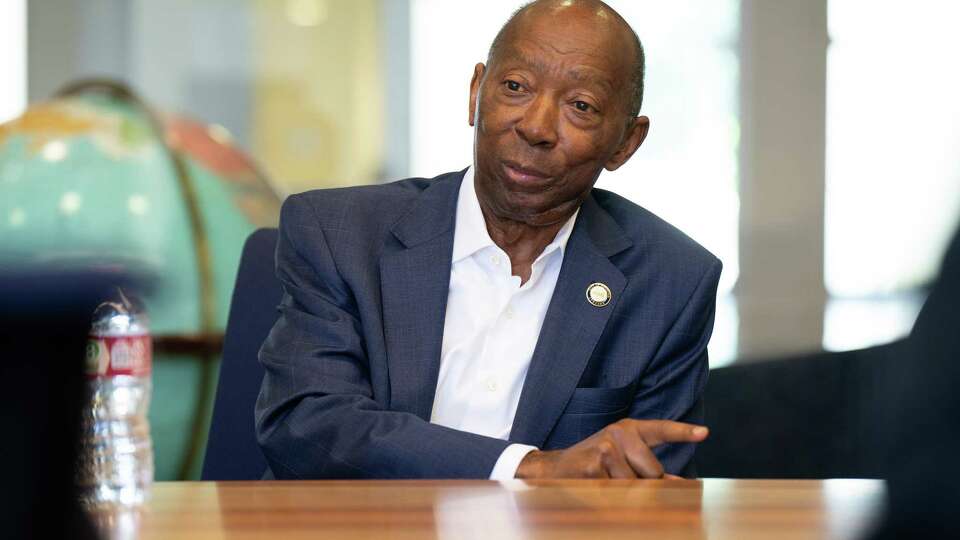 Former Mayor Sylvester Turner meets with the Houston Chronicle’s editorial board at the Houston Chronicle’s offices in Houston, TX on August 8, 2024. Turner recently announced his intention to run for the Democratic party nomination for Congress, in the historic 18th Congressional District in Texas.