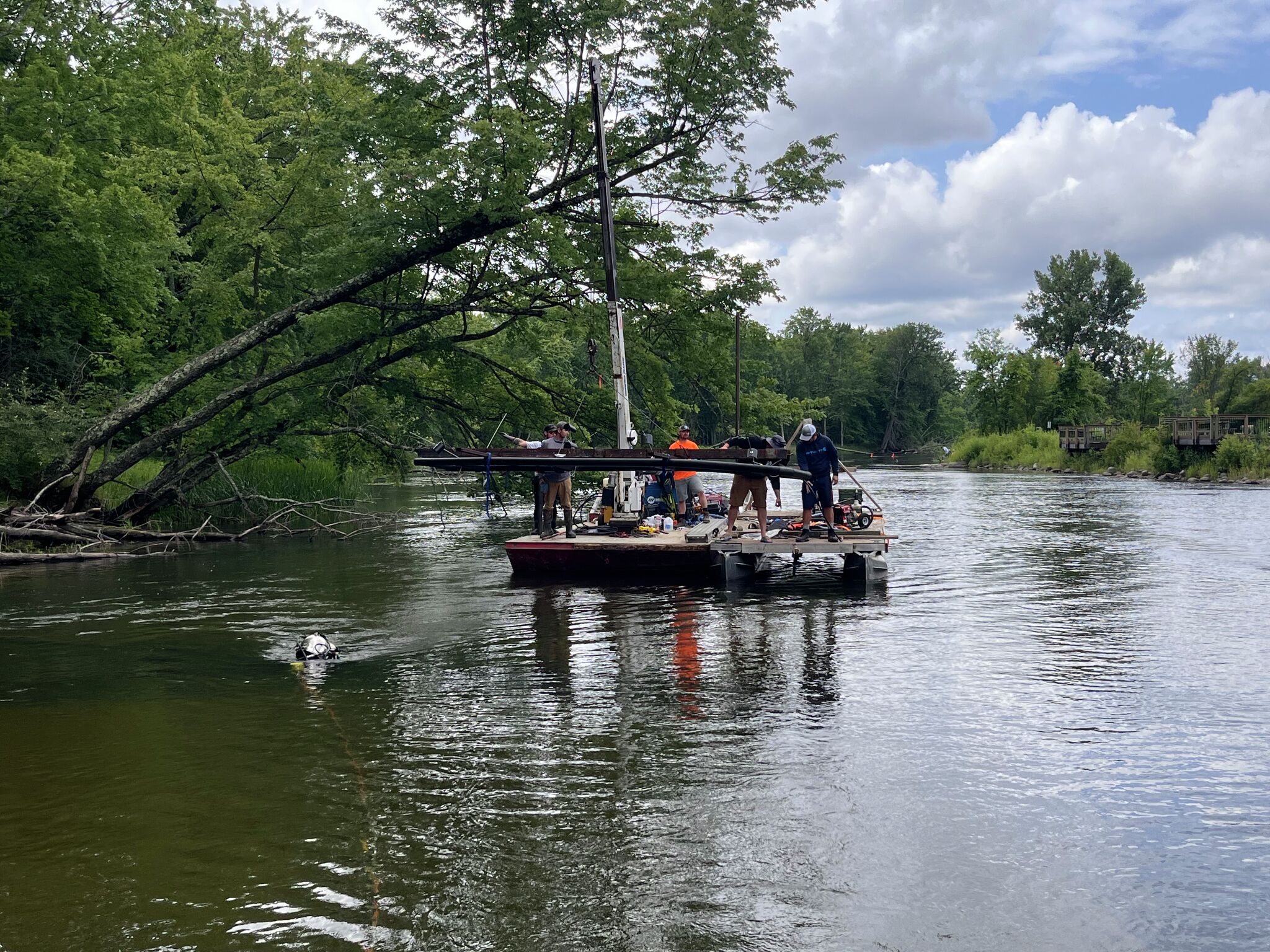 Manistee River gets new sturgeon monitoring system