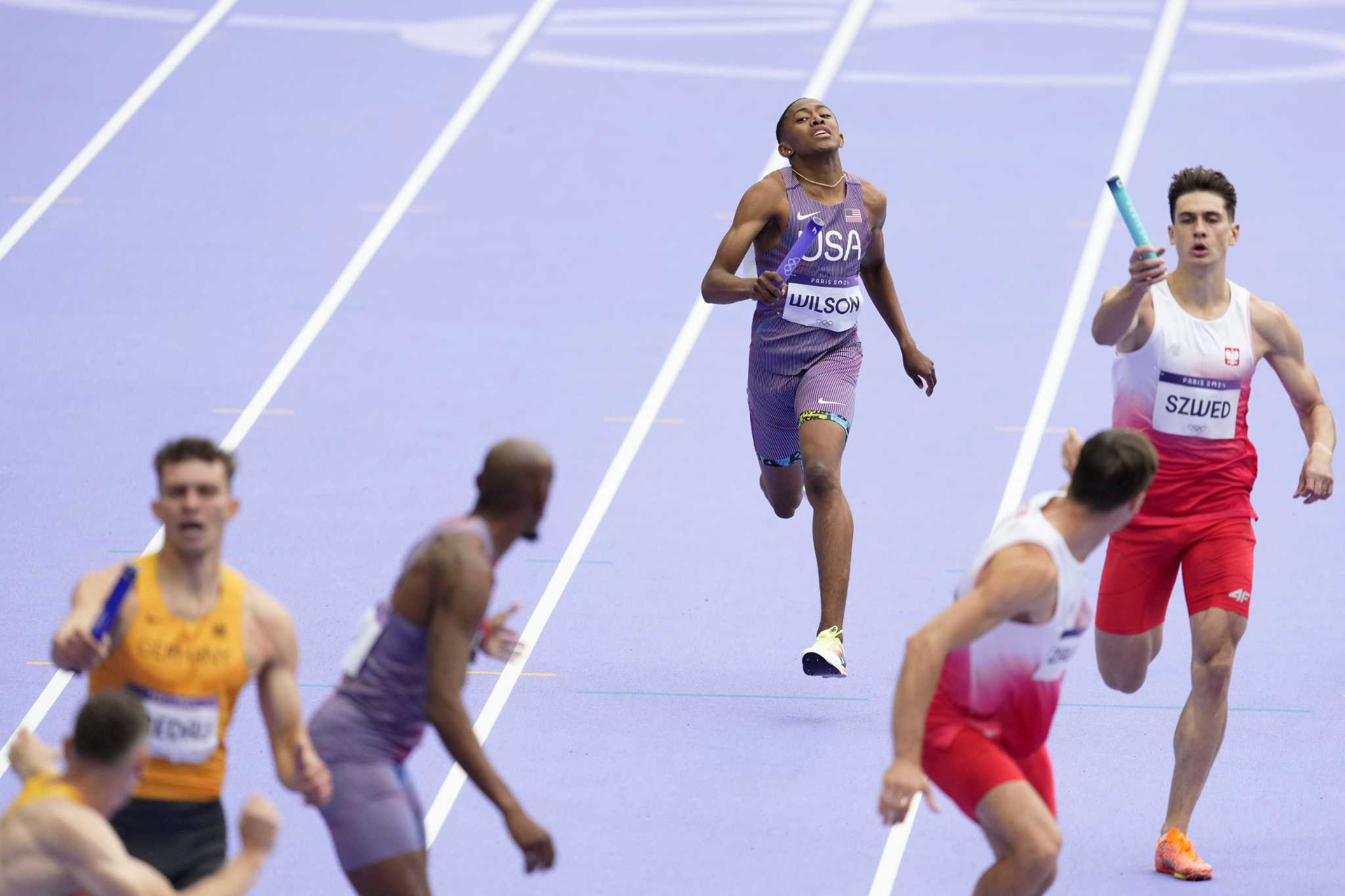 Teen sprinter Quincy Wilson's 1st race at Olympics a learning