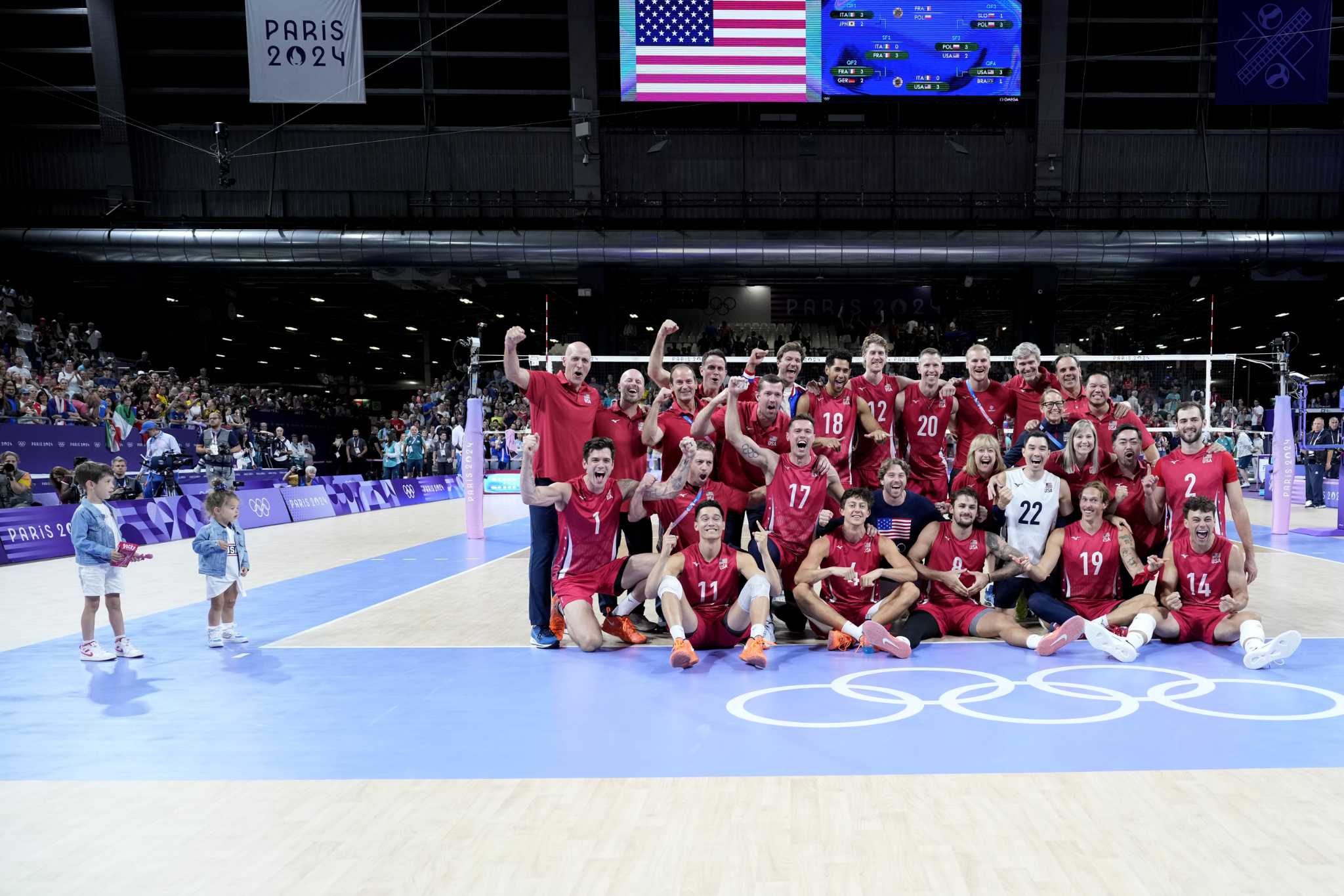 U.S. men win volleyball bronze medal at the Paris Olympics, beating