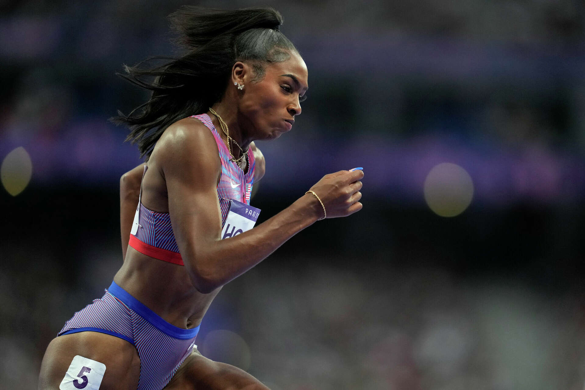 CT's Alexis Holmes finished 6th in the Olympic women's 400 meter final