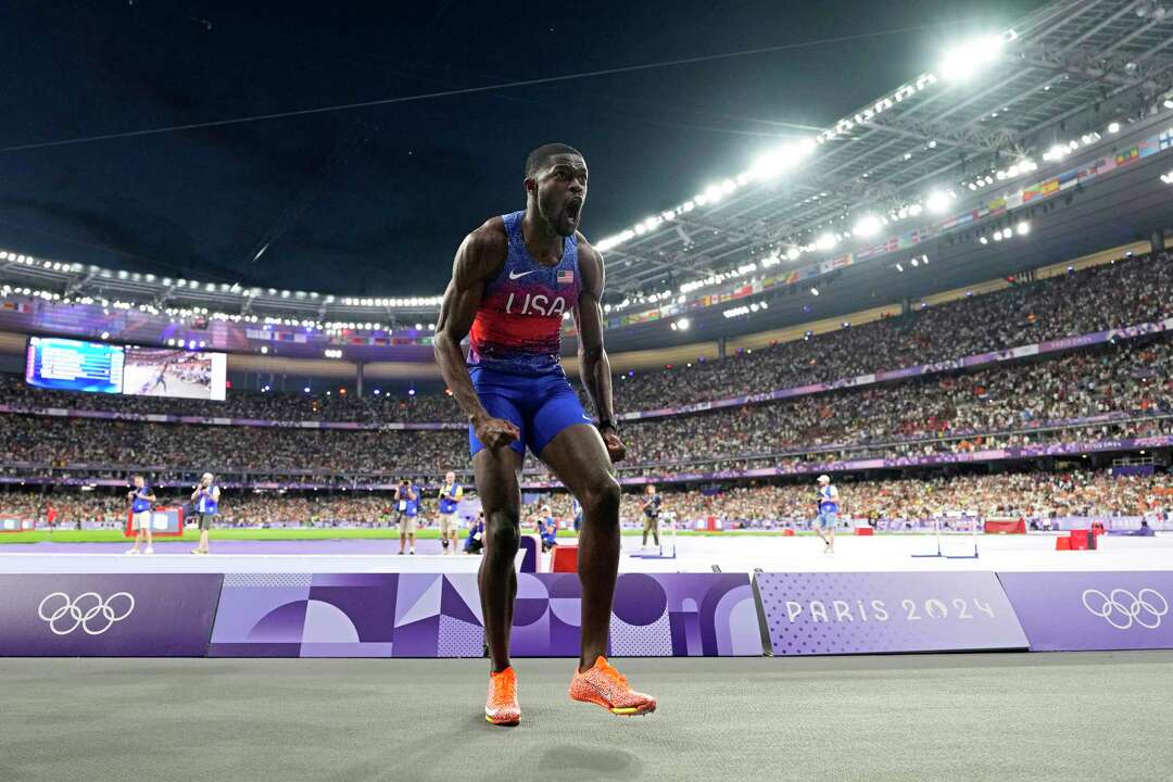 American Rai Benjamin finally gets gold in the 400meter hurdles. He