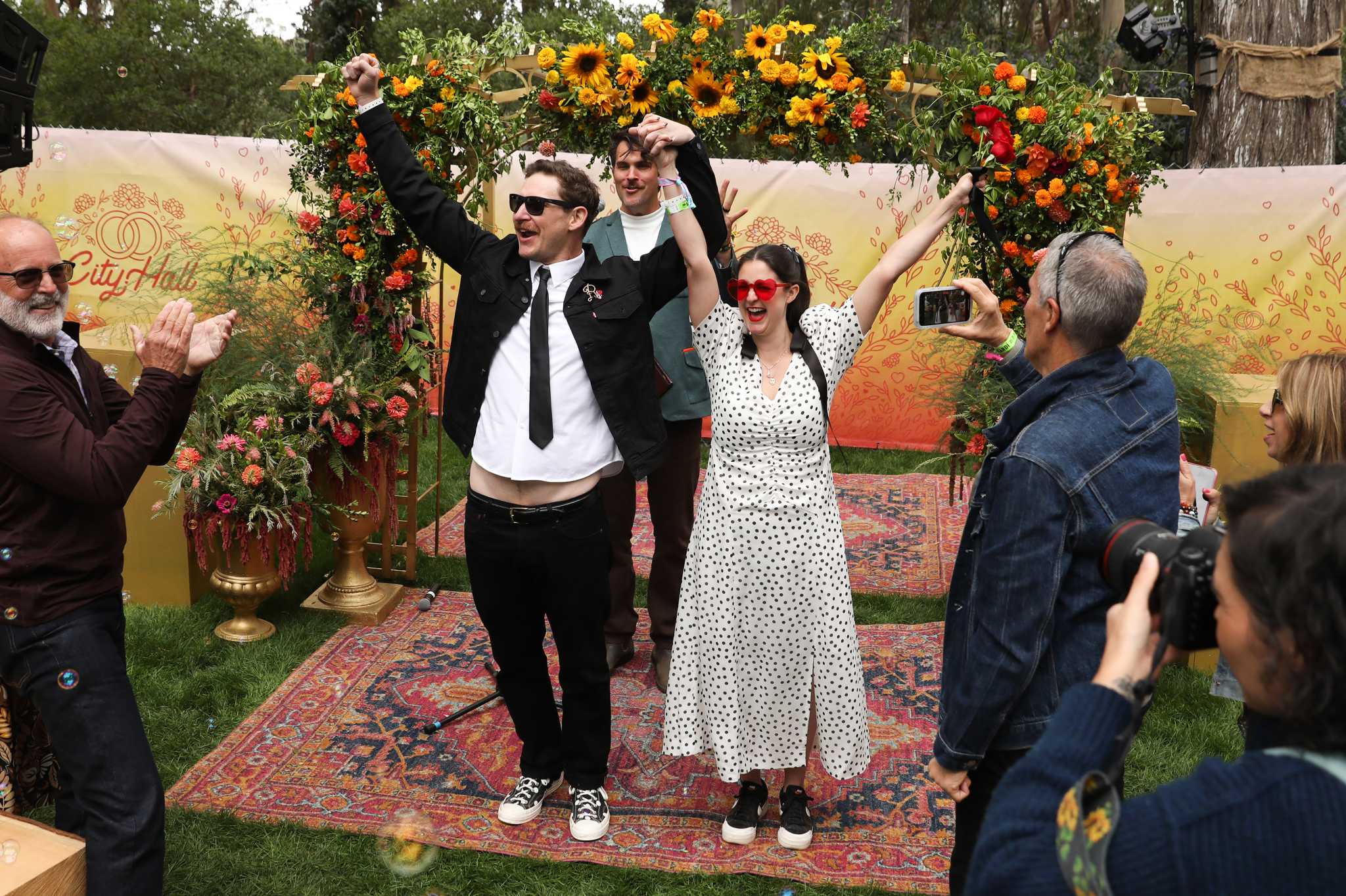 How two Outside Lands fans got married at a festival