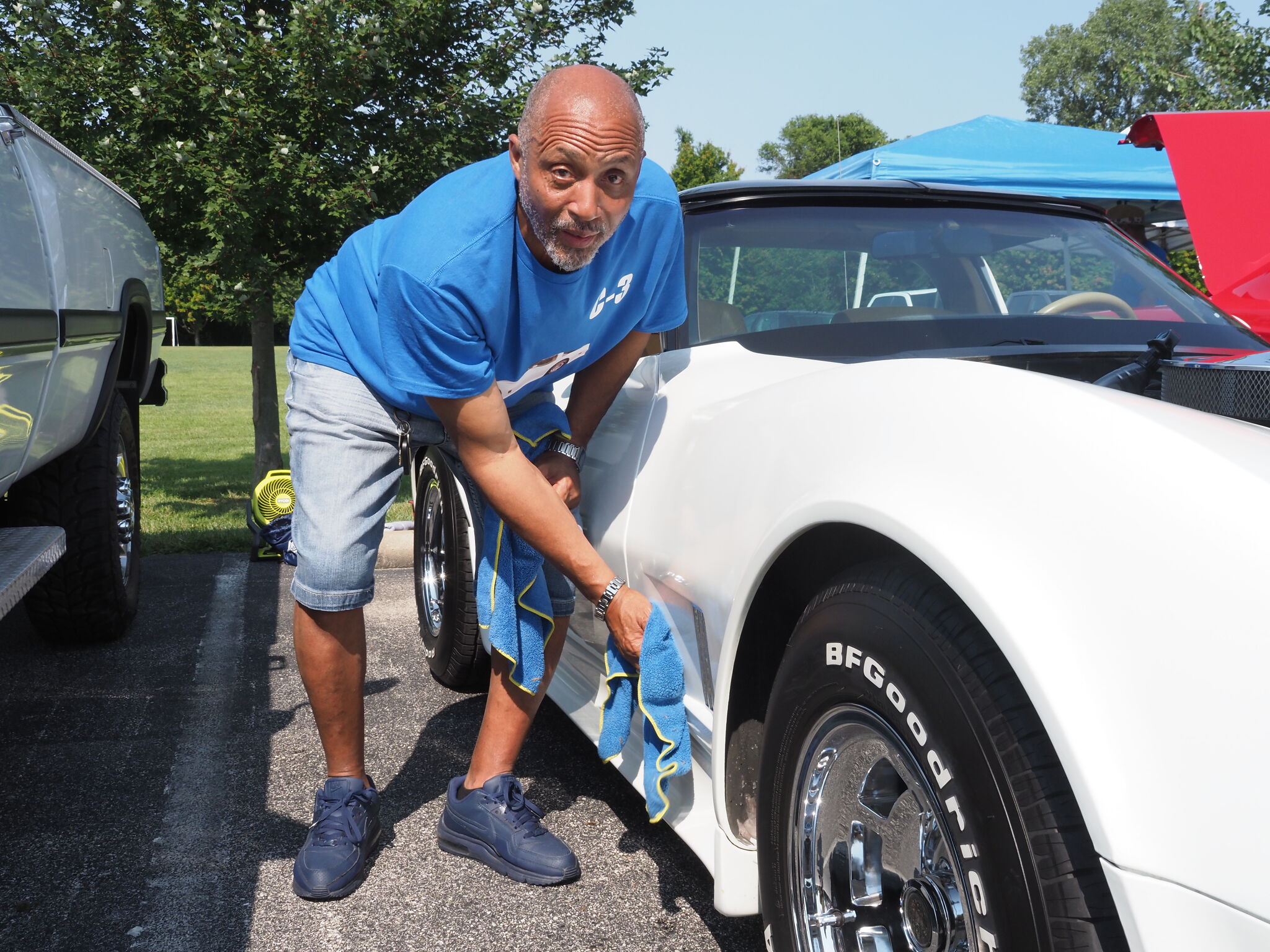 It was Corvette vs. Mustang at Godfrey's Dynamic Duo Car Show