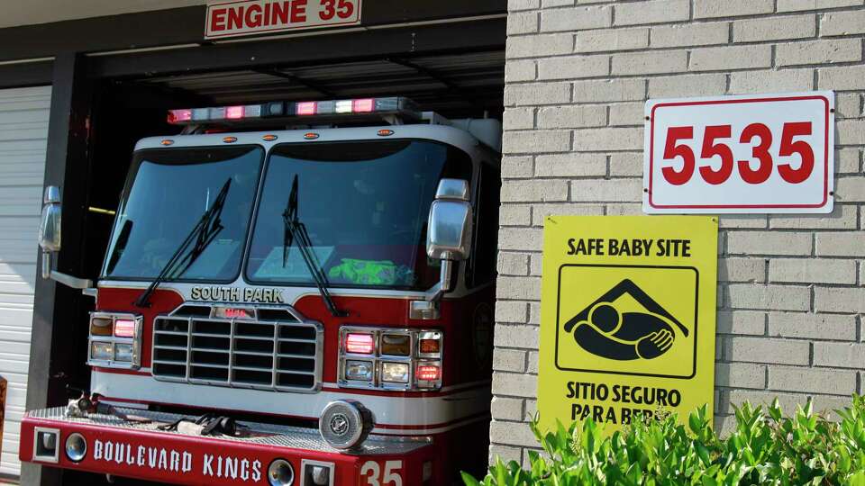 Fire Station 35, 5535 Van Fleet, is shown Monday, April 7, 2014, in Houston. A baby girl was surrendered to Houston firefighters on Monday afternoon. If the child is indeed 5 months old, leaving the baby with firefighters may not qualify as a 'Baby Moses' surrender because the child is too old. The state's 'Baby Moses' law allows parents to avoid prosecution if they hand over unharmed infants up to 60 days old to personnel at hospitals, fire stations, EMS locations or other designated Safe Havens where immediate medical attention is available. Texas first enacted the law in 1999.