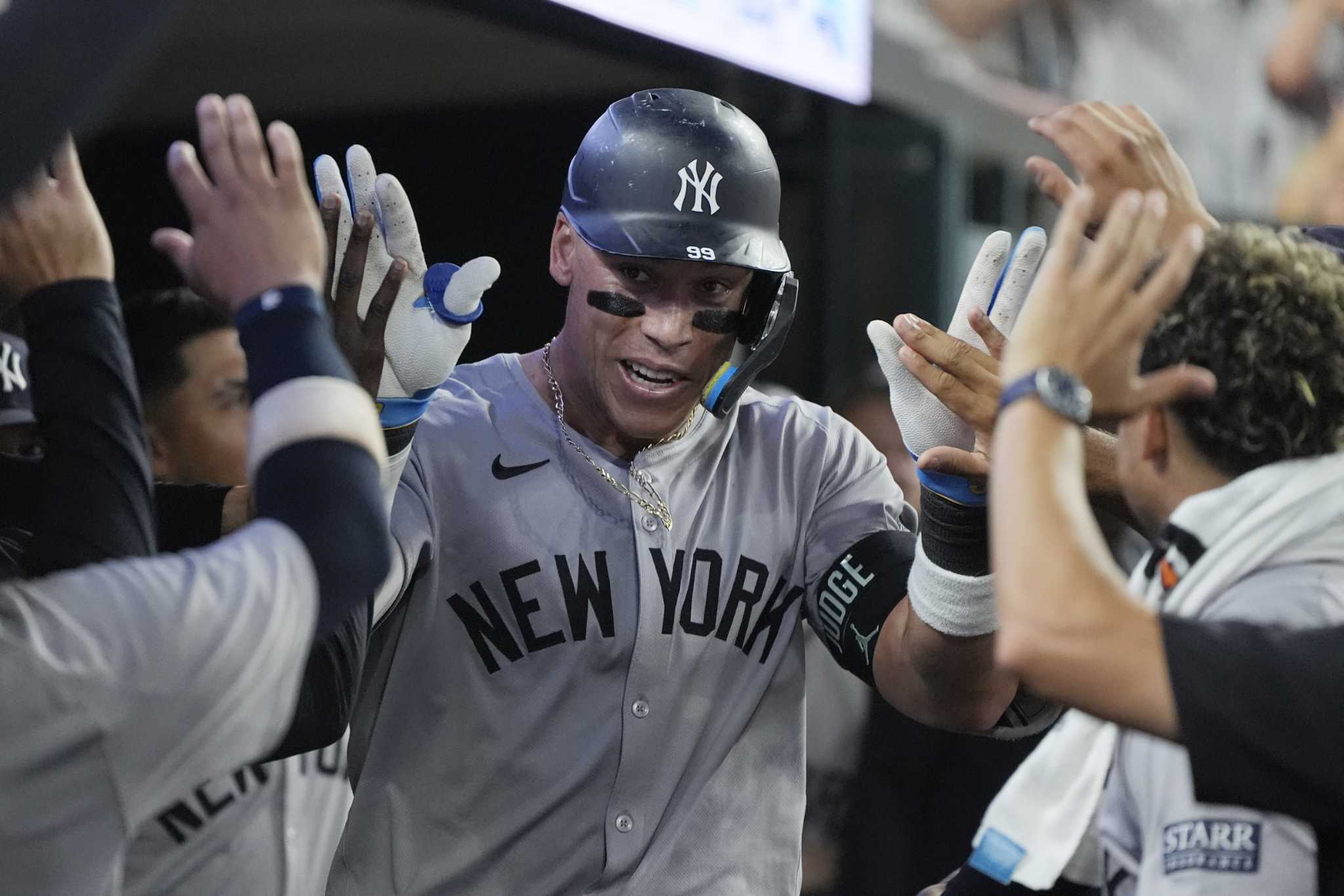 Judge Hits 44th Homer And Cole Pitches Yankees Past Tigers 3-0