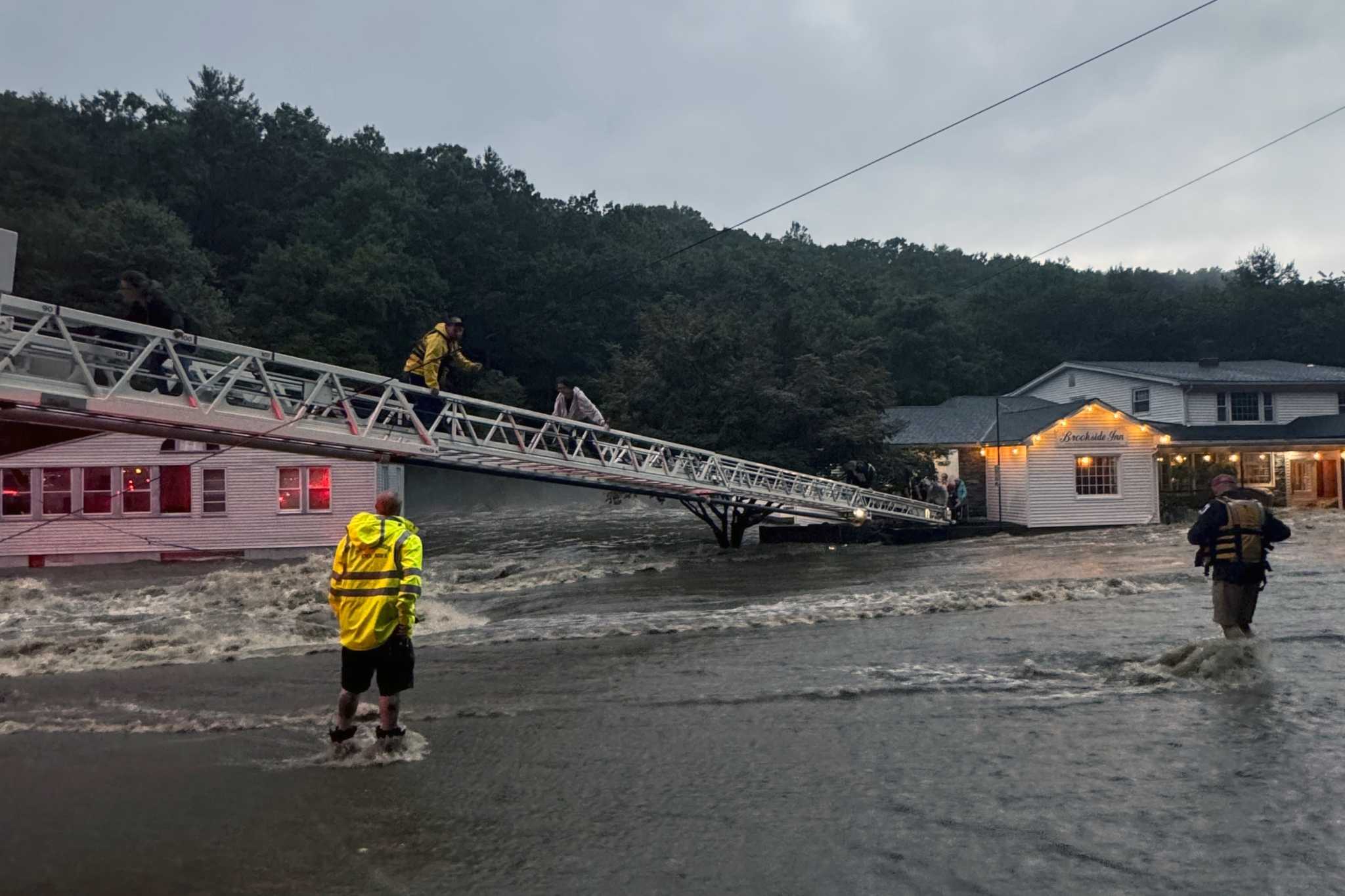 Flash floods caused by “training storms” claim two lives in Connecticut