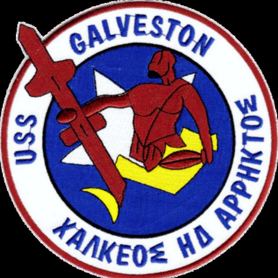 米海軍巡洋艦USS Galveston 大型ワッペン 63-4 米海軍巡洋艦USS Galveston 大型ワッペン 63-4 - メルカリ
