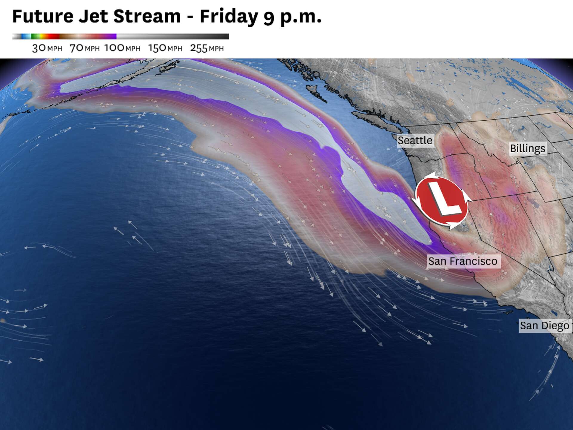 Rare California storm triggered by typhoon remnants from Japan