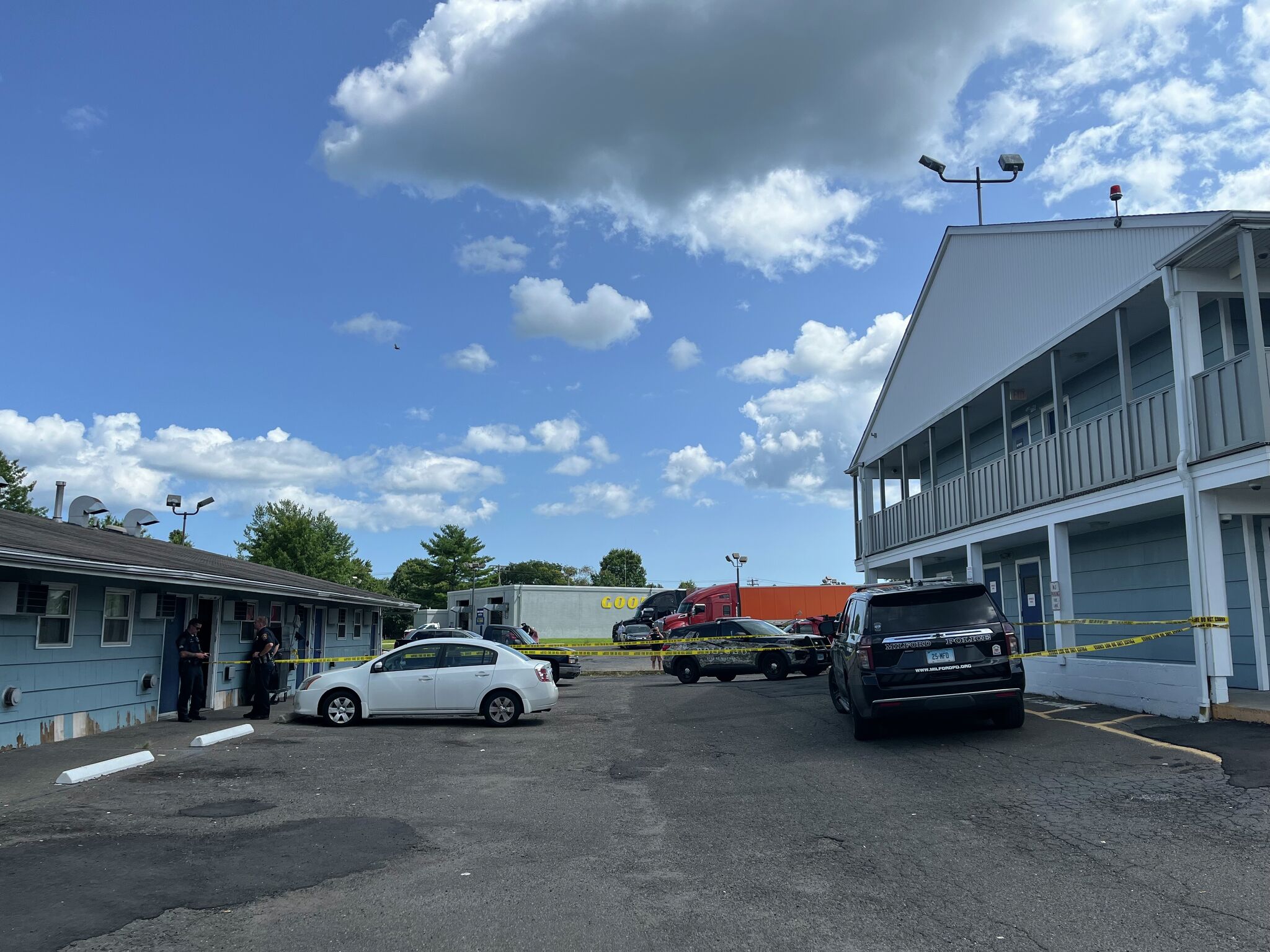 Baby found dead in Milford motel bathtub, police say