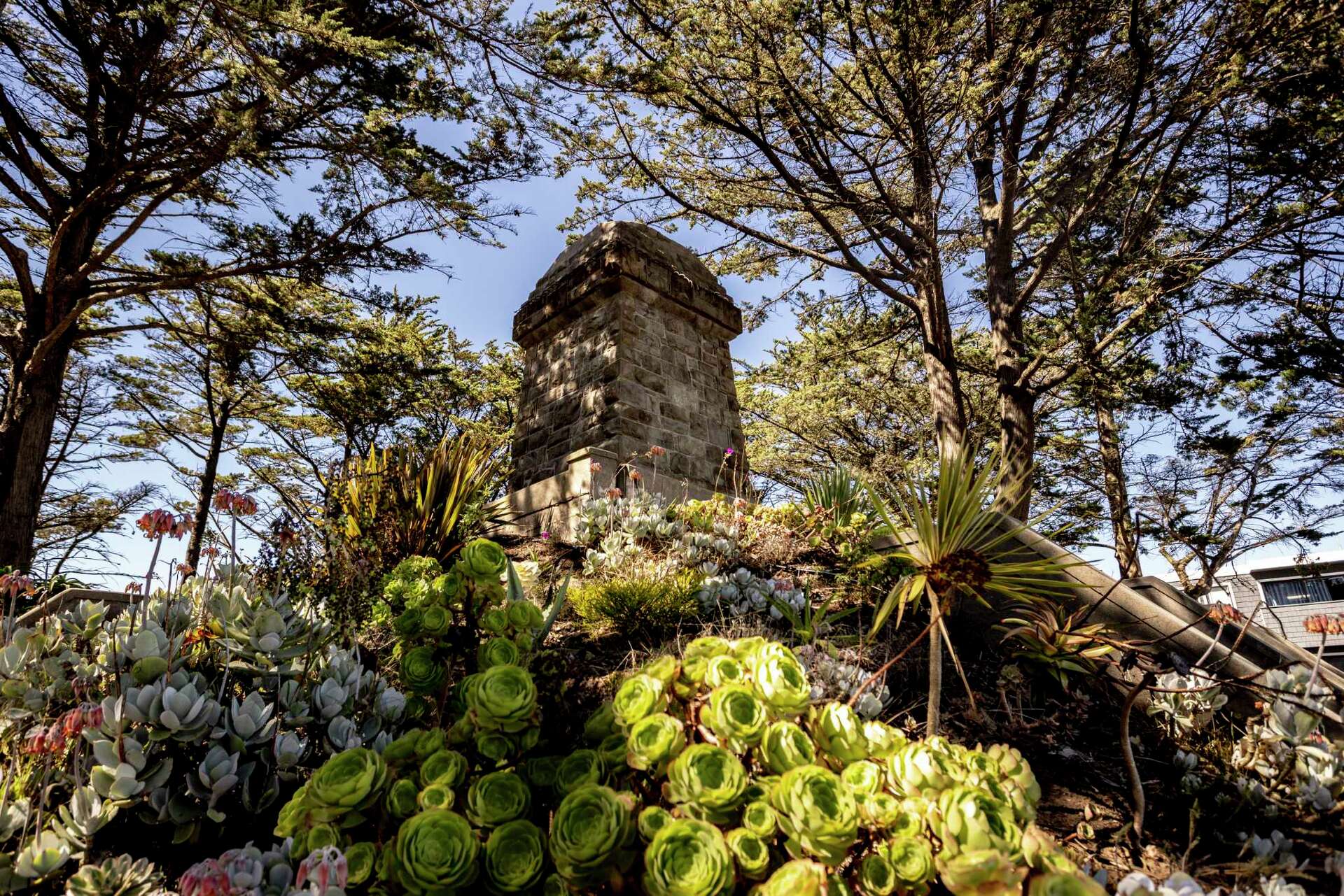 This S.F. peak is missing its statue. Is it better that way?