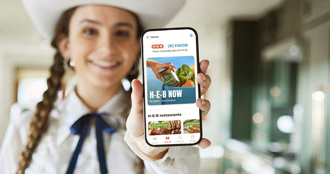 H-E-B, Favor launch super-speedy grocery delivery service