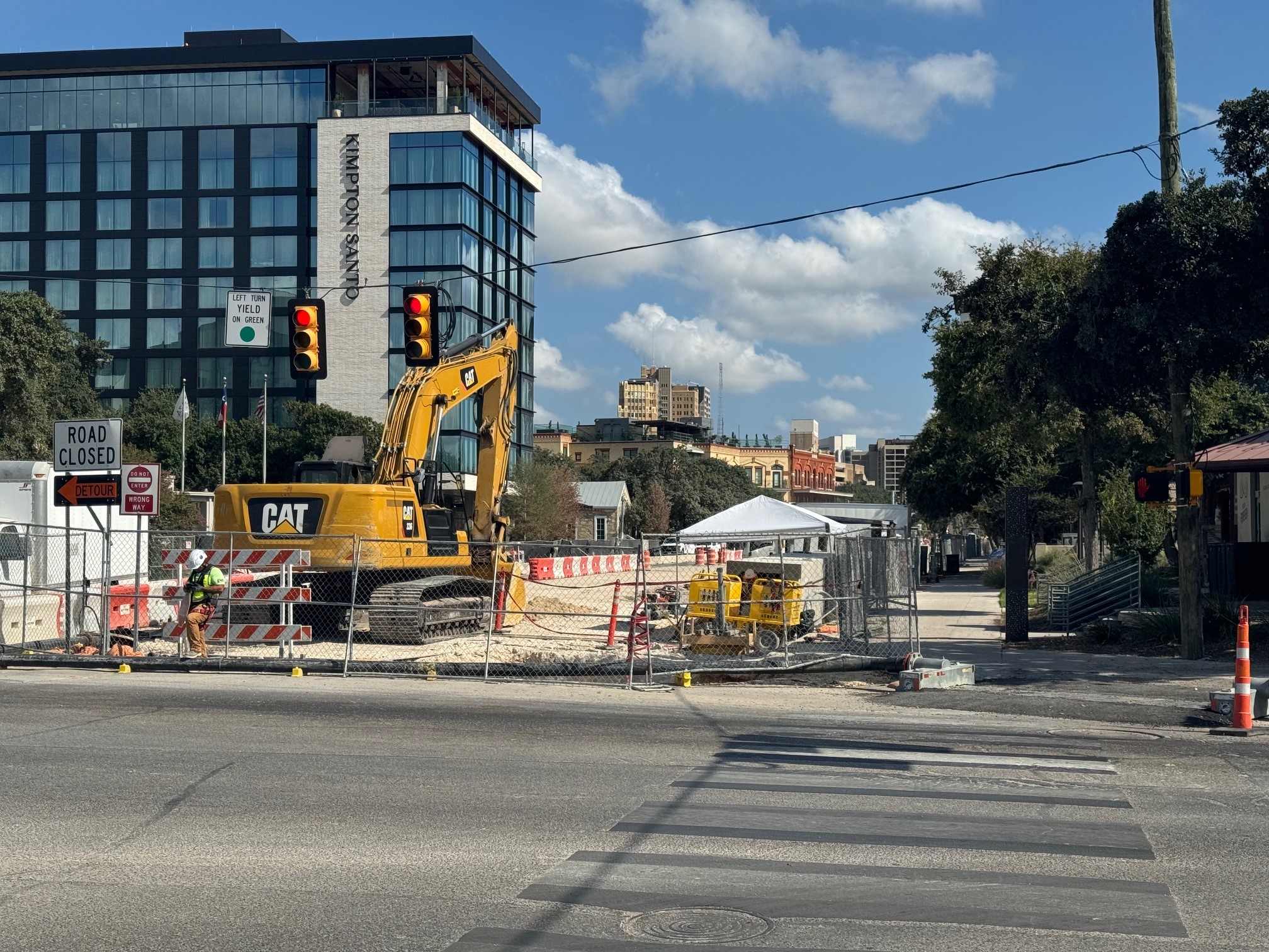 Downtown San Antonio construction forces new traffic changes