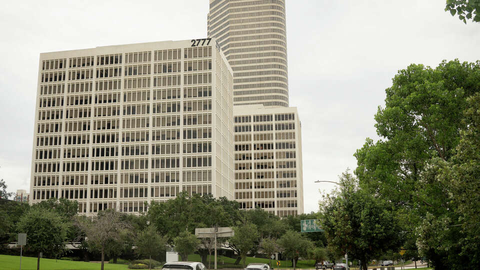 The highrise located at 2929 Allen Parkway now has the name Corebridge on it. Building photographed on Monday, Aug 26, 2024 in Houston.