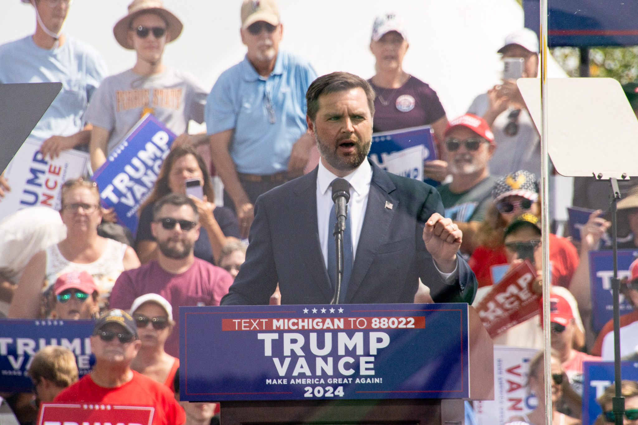 Gotion dominates Vice Presidential candidate JD Vance’s visit to Big Rapids