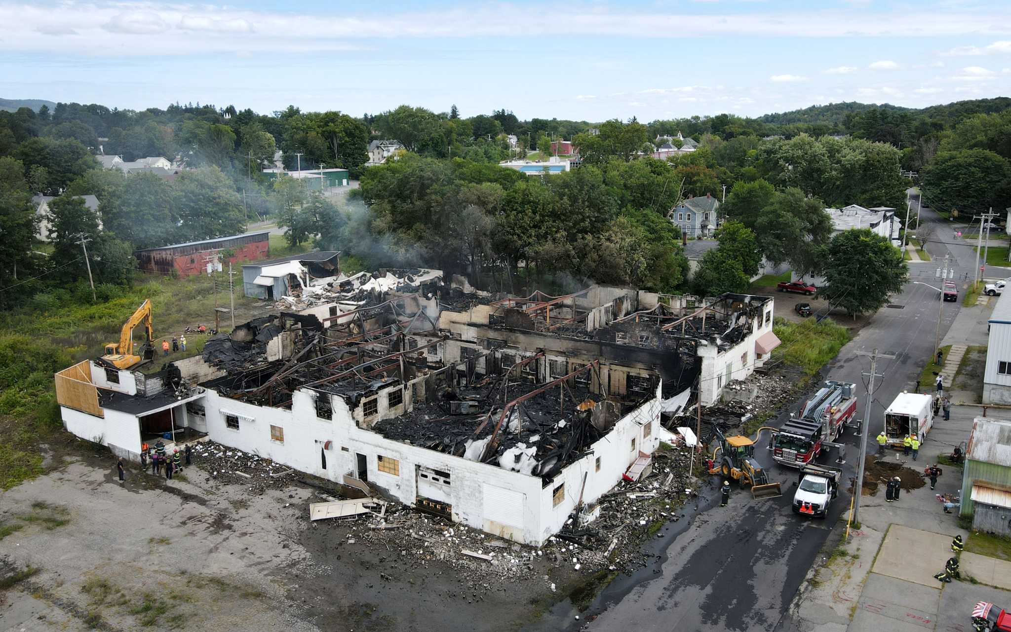 Gloversville man charged after massive warehouse fire