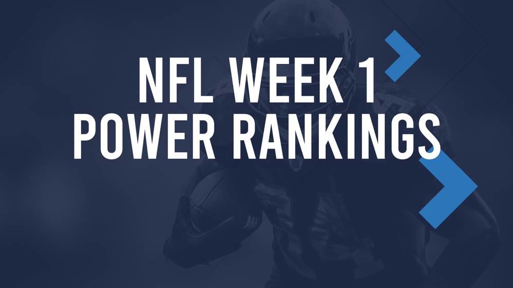 2024 NFL Power Rankings Week 1