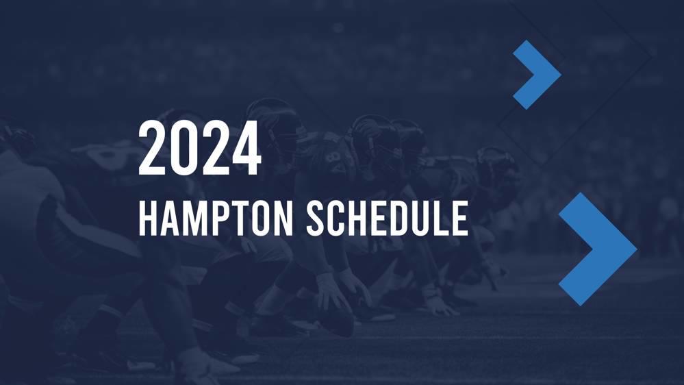 Hampton 2024 FCS Football Schedule