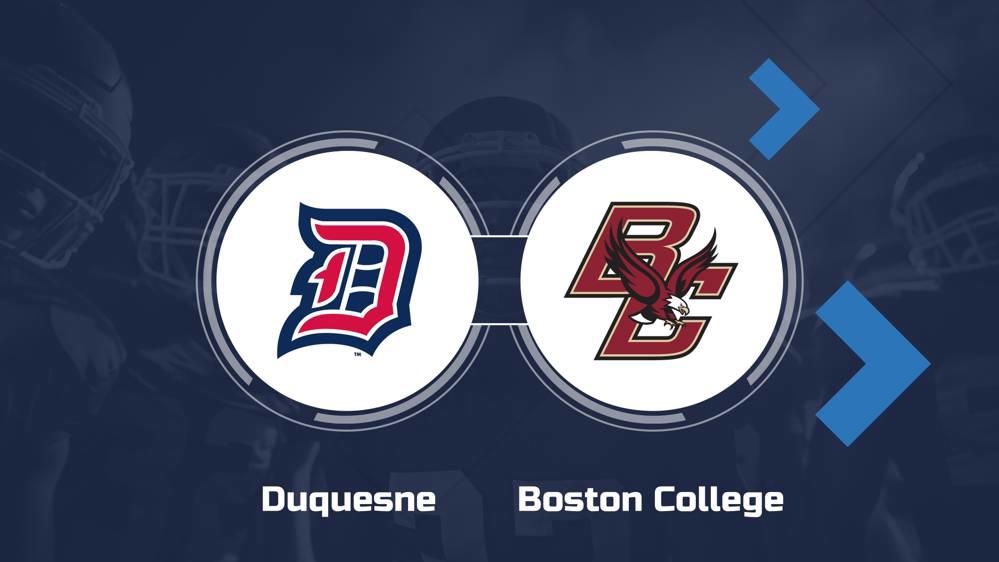 Duquesne vs. Boston College Football Tickets & Game Info September 7