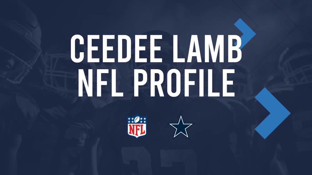 CeeDee Lamb Cowboys WR Stats, Game Log, Injury News