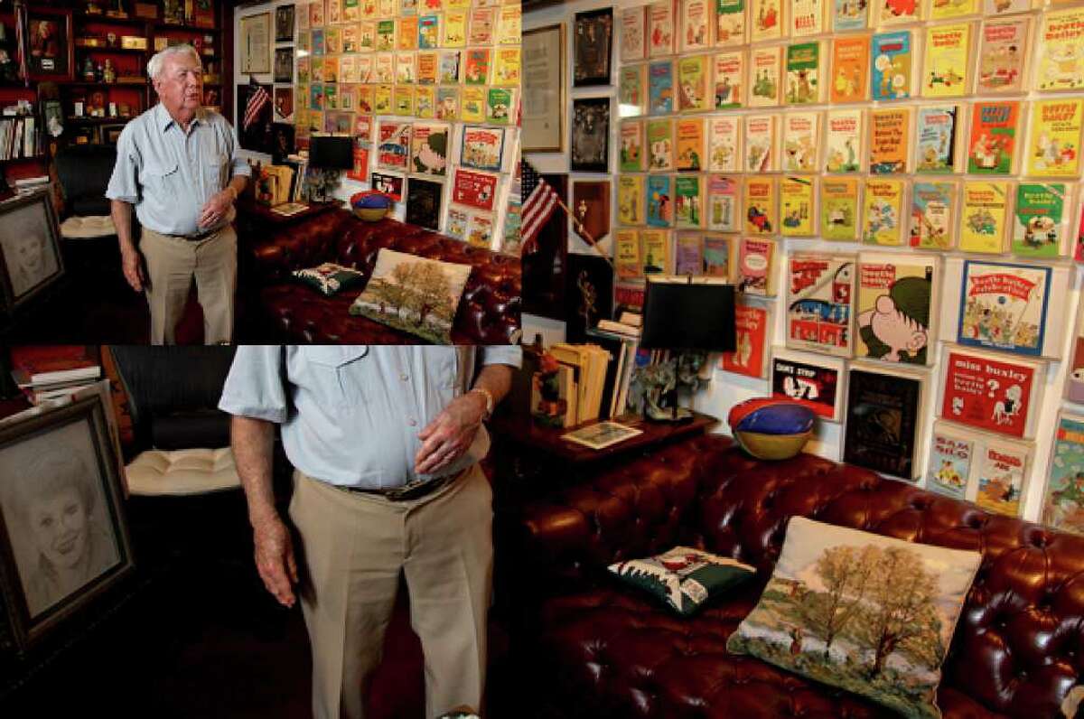 Mort Walker, the artist and author of the Beetle Bailey comic strip, speaks about his decades of work and experiences at his studio in Stamford, Conn.