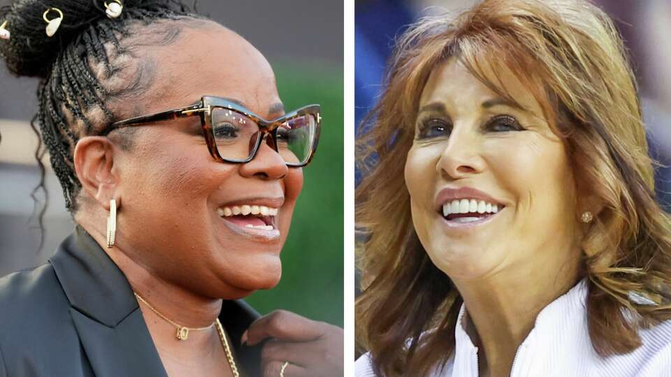 The friendship of women's basketball legends Sberyl Swoopes (left) and Nancy Lieberman (right) is on the rocks because of their disagreement about Caitlin Clark.