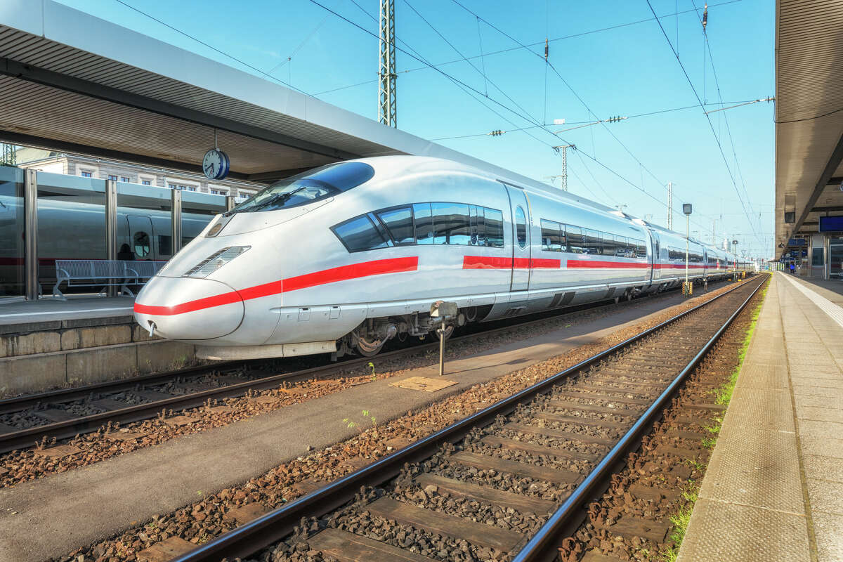 The high speed train planned between Houston and Dallas is 'speeding ahead' with news of a $64 million grant to connect the two Texas cities.