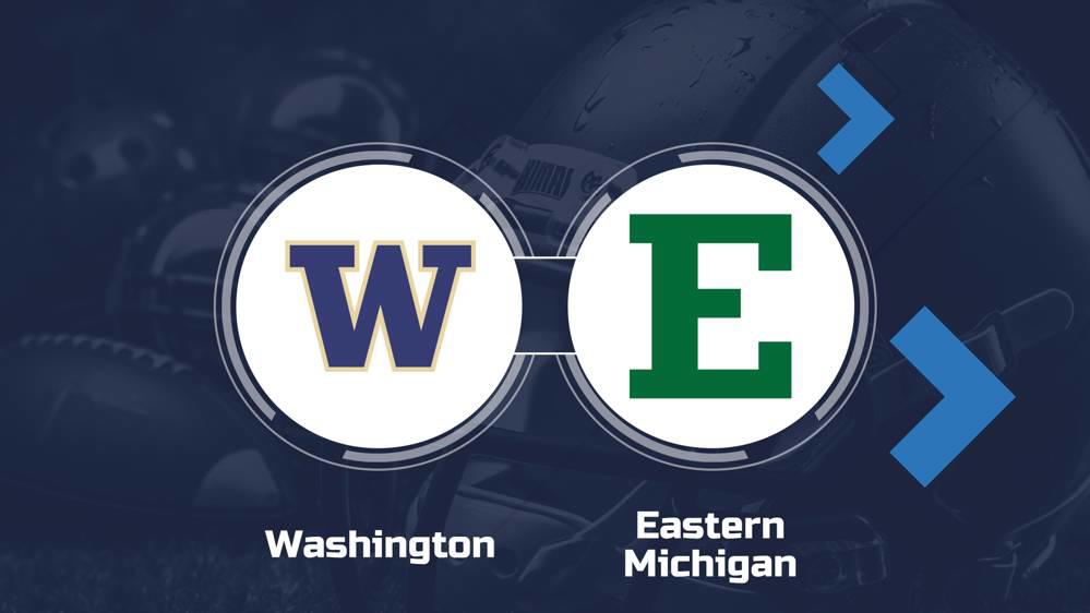 How to Watch the Washington vs. Eastern Michigan Game Streaming & TV Info