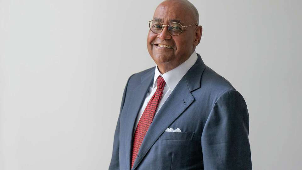 Harris County Pct. 1 Commissioner Rodney Ellis poses for a portrait at the Houston Chronicle offices in Houston, TX on September 4, 2024.