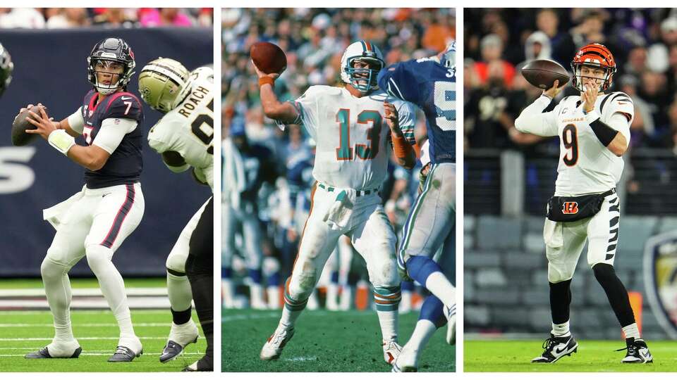 C.J. Stroud took the NFL by storm in 2023 as the Texans' rookie quarterback. Can he do an encore? Dan Marino did in 1984 with the Dolphins, and so did Joe Burrow with the Bengals in 2021. 