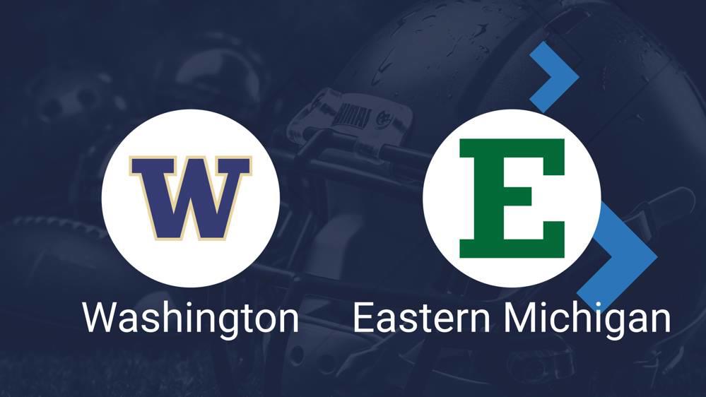 Washington vs. Eastern Michigan Live Stream and TV Channel Sept. 7