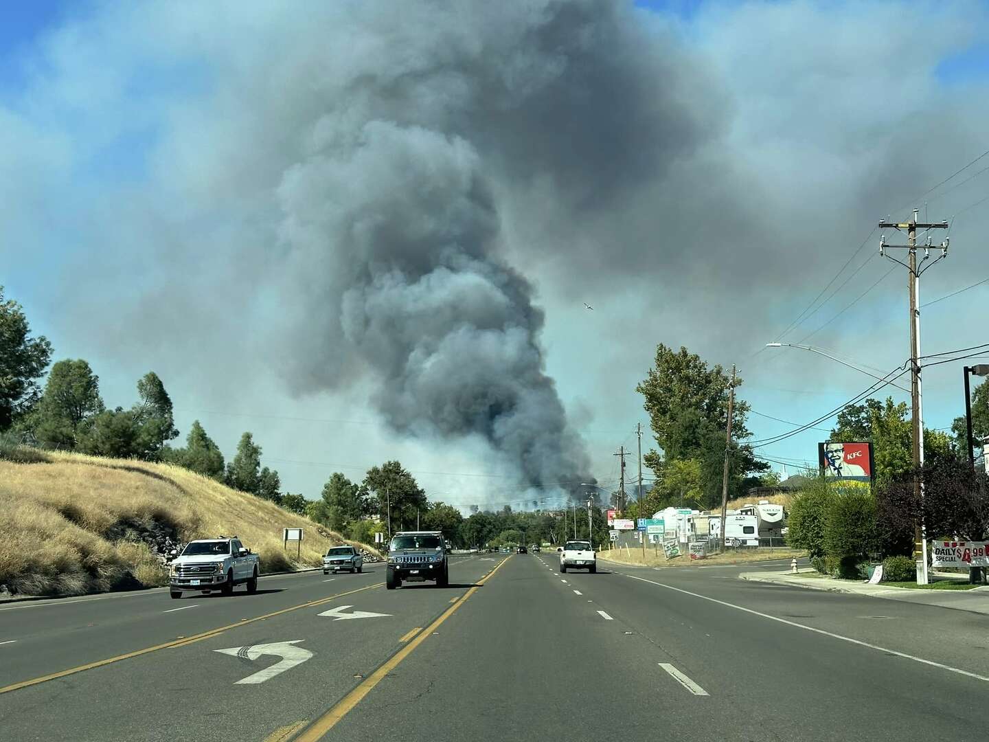 Wildfire in California's Lake County burns homes and vehicles