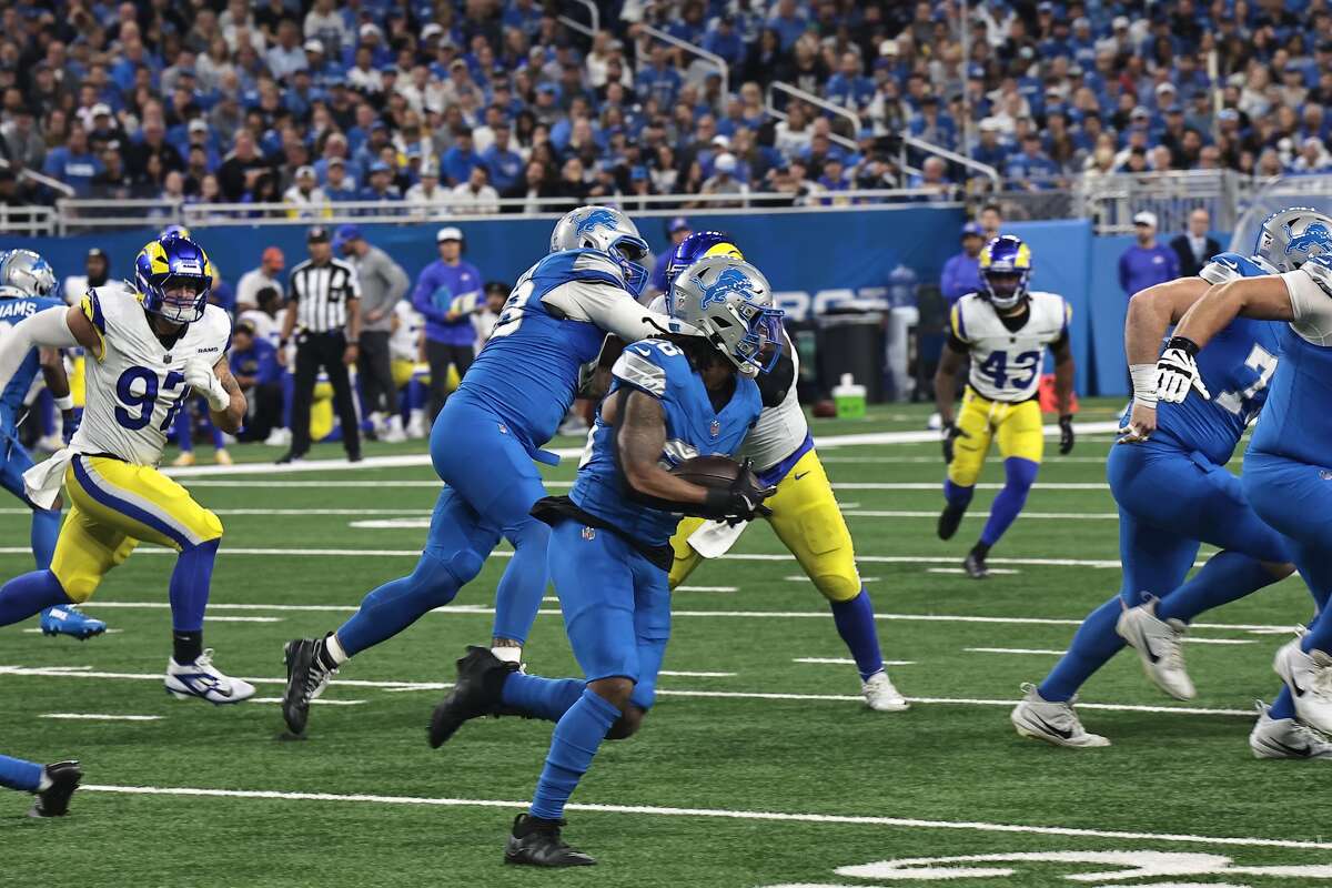 Lions Rams Td Detroit Lions vs. LA Rams at Ford Field: Photos from the first quarter