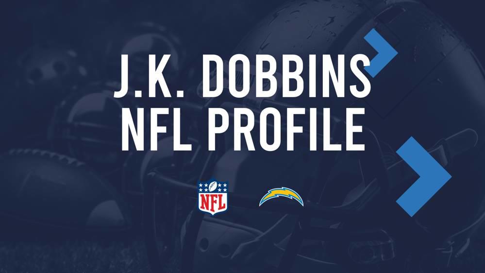 J.K. Dobbins Chargers RB Stats, Game Log, Injury News
