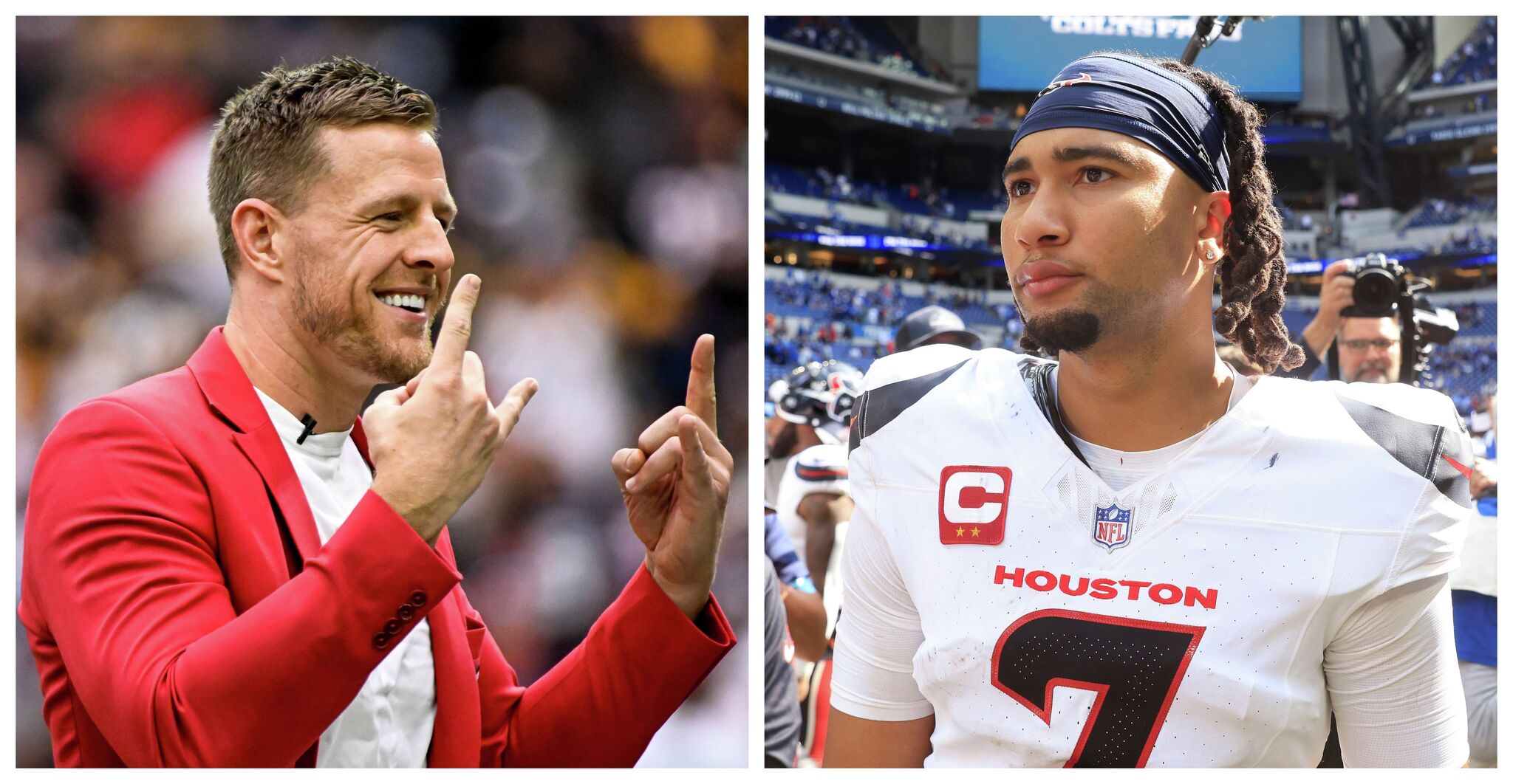 C.J. Stroud tells J.J. Watt about strange pregame routine
