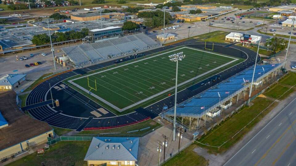 Traylor Stadium, at 1000 E Stadium Dr, Rosenberg, is a busy venue for football, soccer, and track events, serving not only LCISD athletic teams but also various community organizations. 