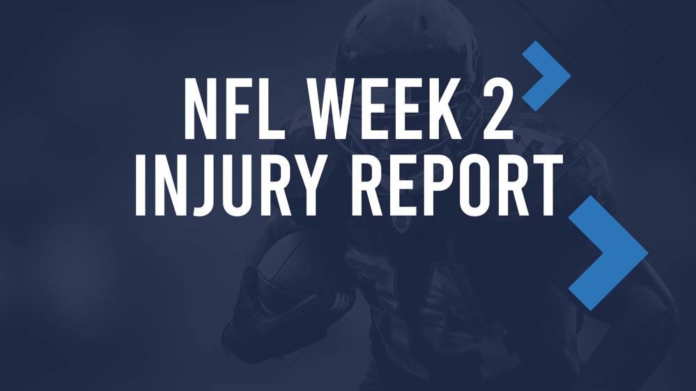 NFL Injury Report Week 2