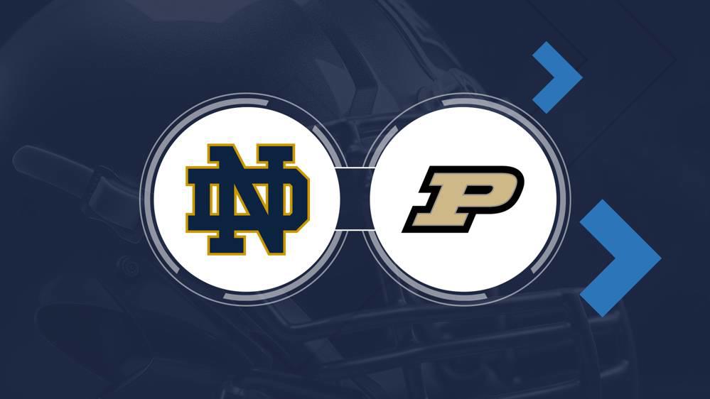 Notre Dame vs. Purdue Preview, Stats, How to Watch Sept. 14