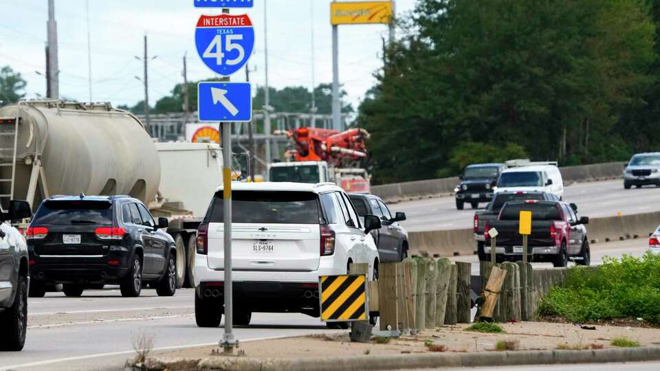 Motorist drive on I-45 North on Thursday, Sept. 12, 2024 in Spring.