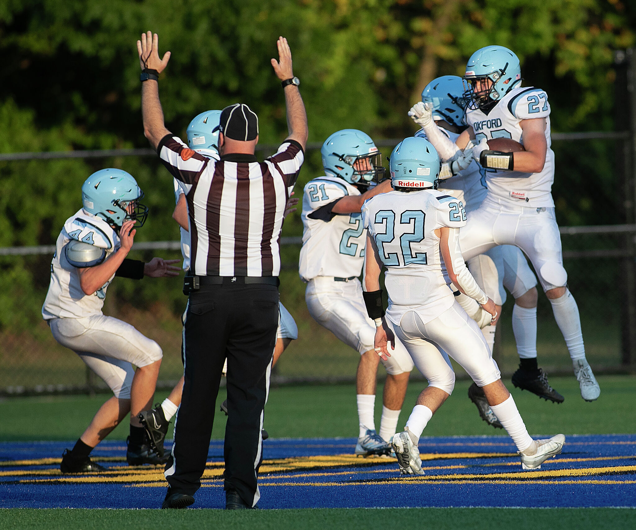 Oxford football team adds winning stroke to town's flood recovery