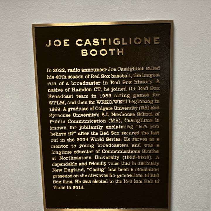 Behind Red Sox voice Joe Castiglione's 'sensational' Hall of Fame week