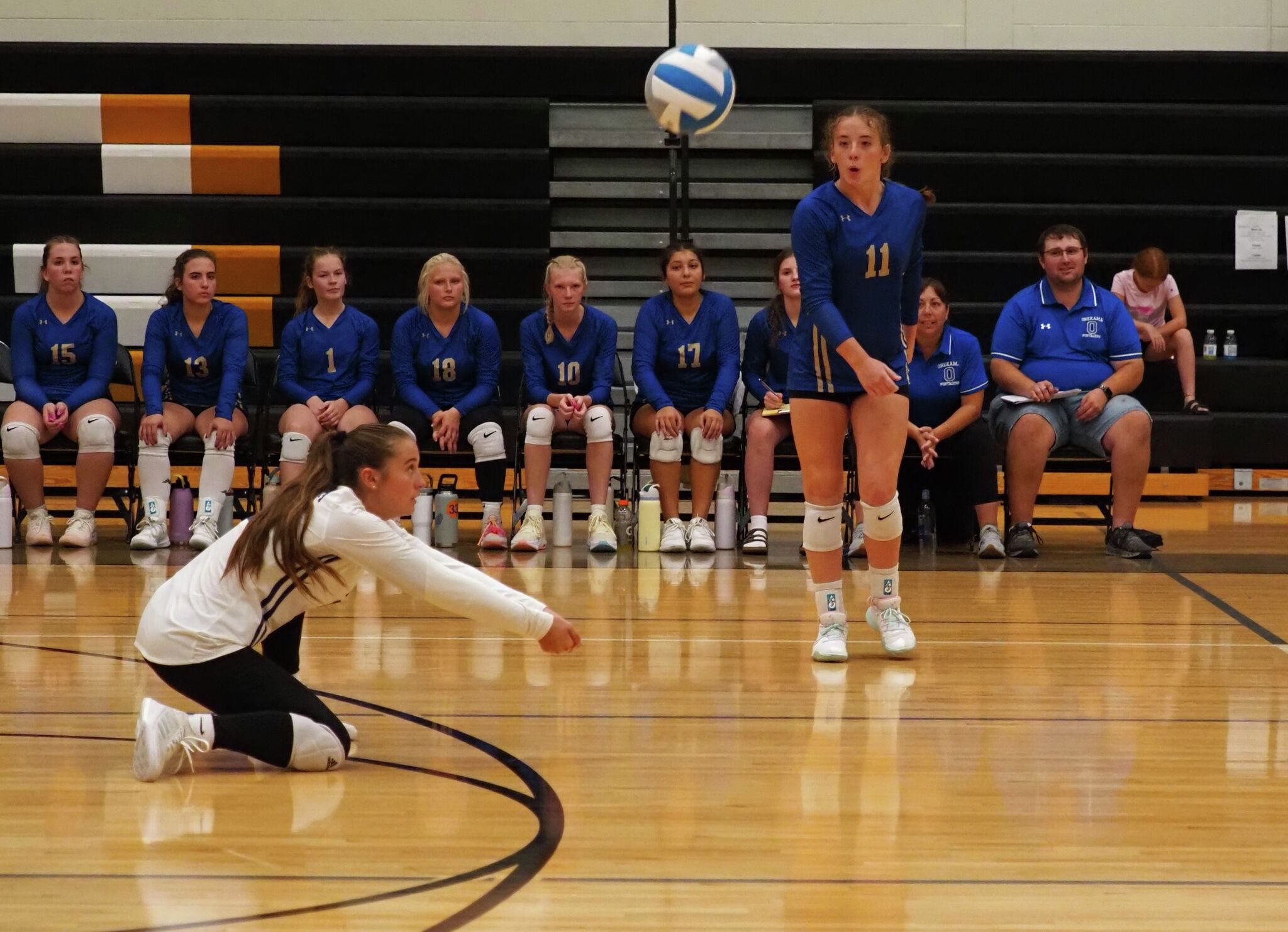 Onekama volleyball takes win over Glen Lake in three